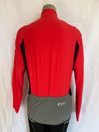 Campagnolo Zamak long sleeve full zip jersey red