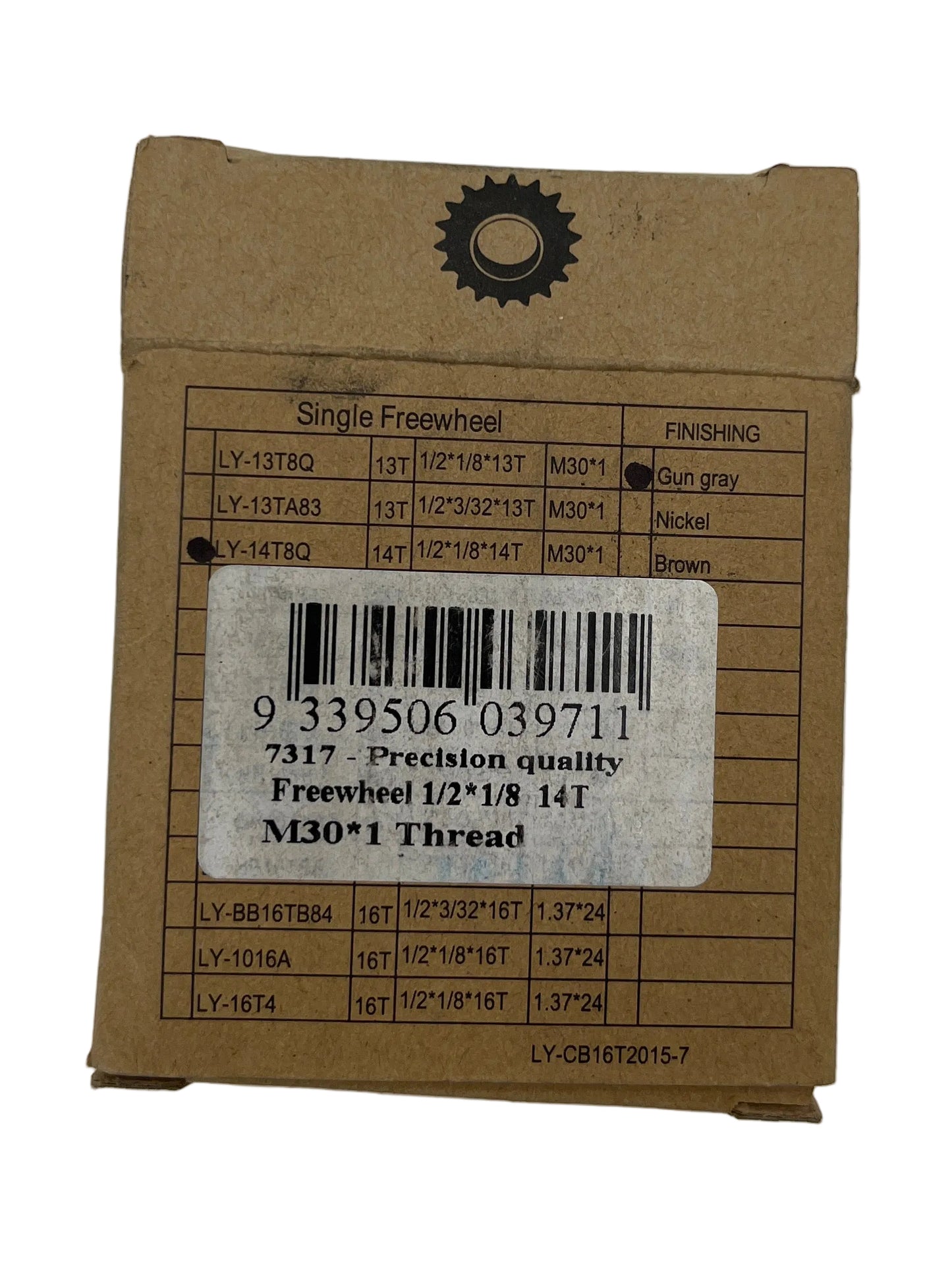 DNP PRECISION QUALITY FREEWHEEL 1/2x1/8 14T