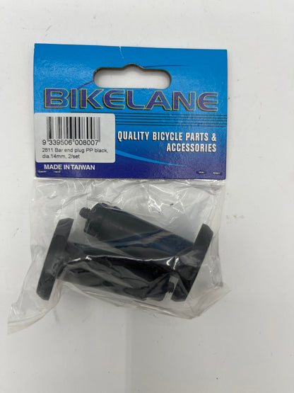BIKELANE BAR END PLUGS 14mm