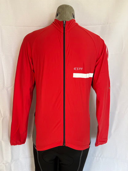 Campagnolo Zamak long sleeve full zip jersey red