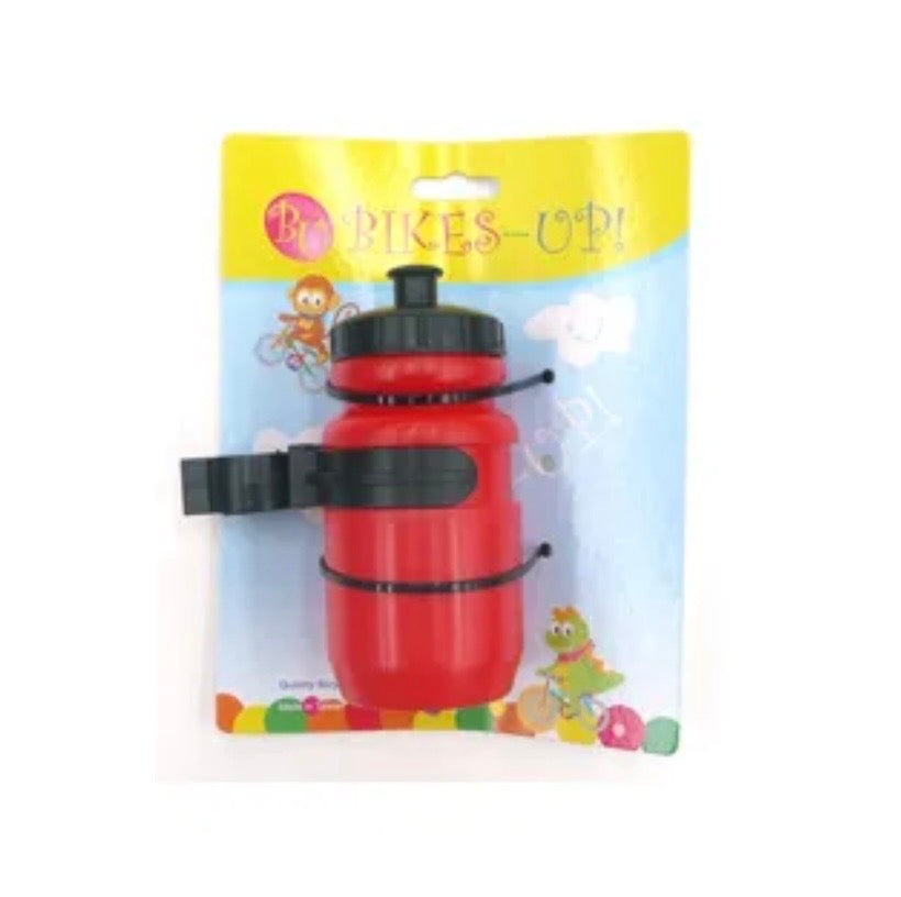 Bikes-Up Mini Water Bottle 400cc With Cage Red
