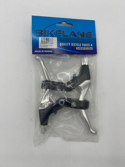 BIKELANE Brake Levers (PAIR) 2 Finger Type V-Brake
