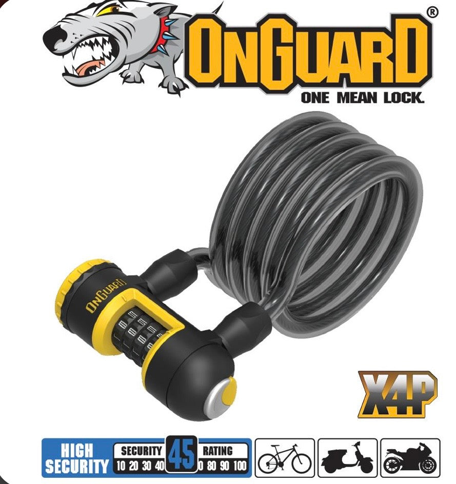 ONGUARD Revolver Coil Combo Lock
