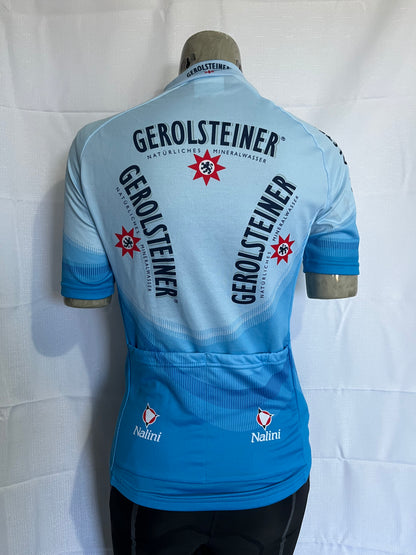 Nalini Anni Gerolsteiner 1/4 zip Kids jersey blue