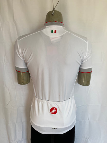 Castelli GPM full zip jersey white/grey