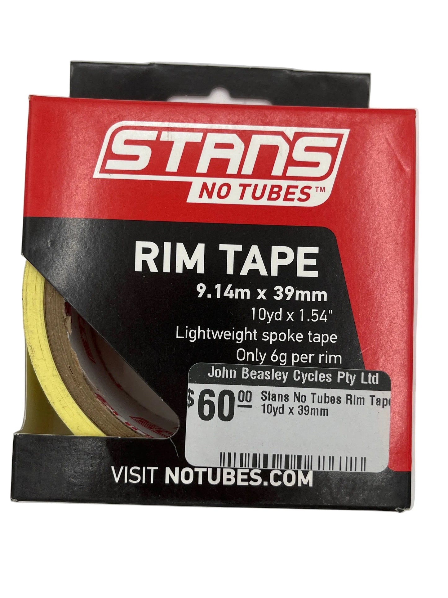 STANS NO TUBES RIM TAPE 9.14Mx39MM