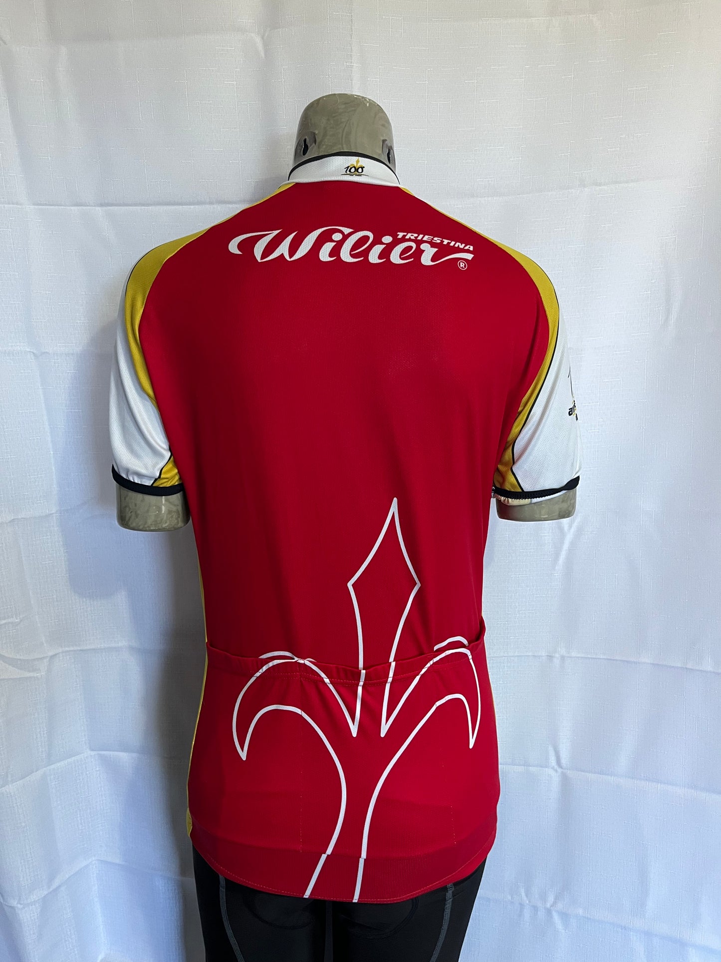 Wilier Triestina 100 year anniversary 3/4 zip jersey Red