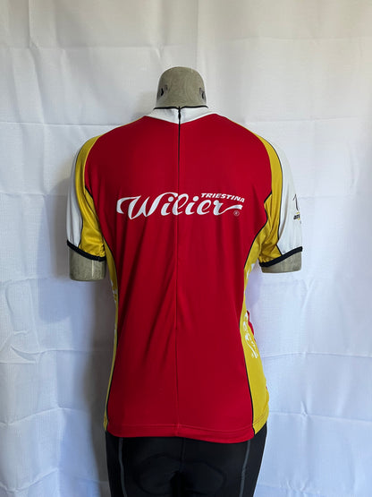Wilier Triestina 100 year anniversary 3/4 zip jersey Red