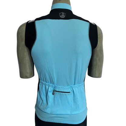 Campagnolo Raytech sleeveless full zip jersey blue/black