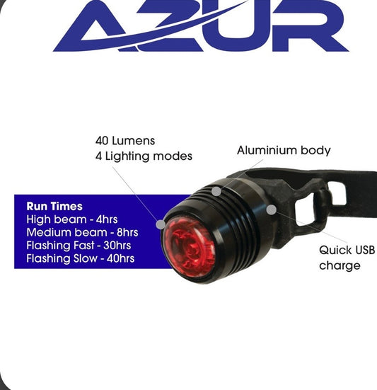 Azur Cyclops USB Tail Light