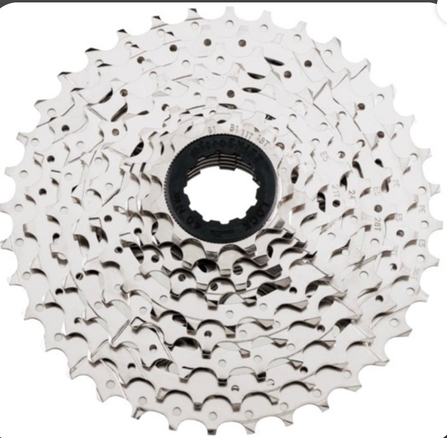 MICROSHIFT cassette – R9 CS–H092– 9 speed 11–25T– silver. ￼