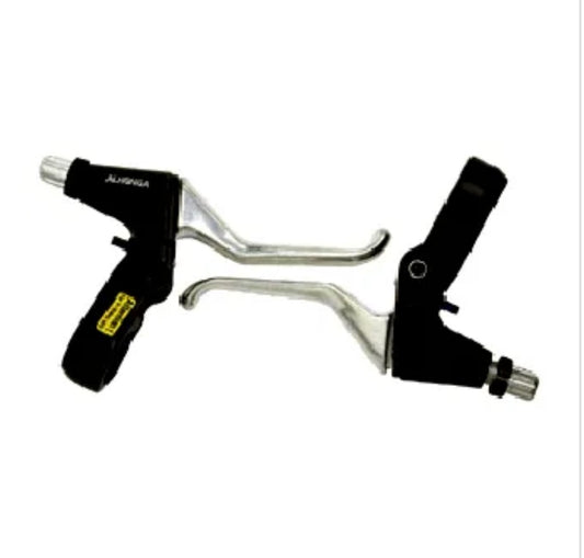 Brake Lever-V-Brake, 3 Finger Type, Alloy, Suitable For Grip shifter
