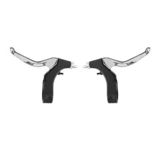Brake Levers - U Brake Levers, Alloy Black/Silver 16-20” Bike
