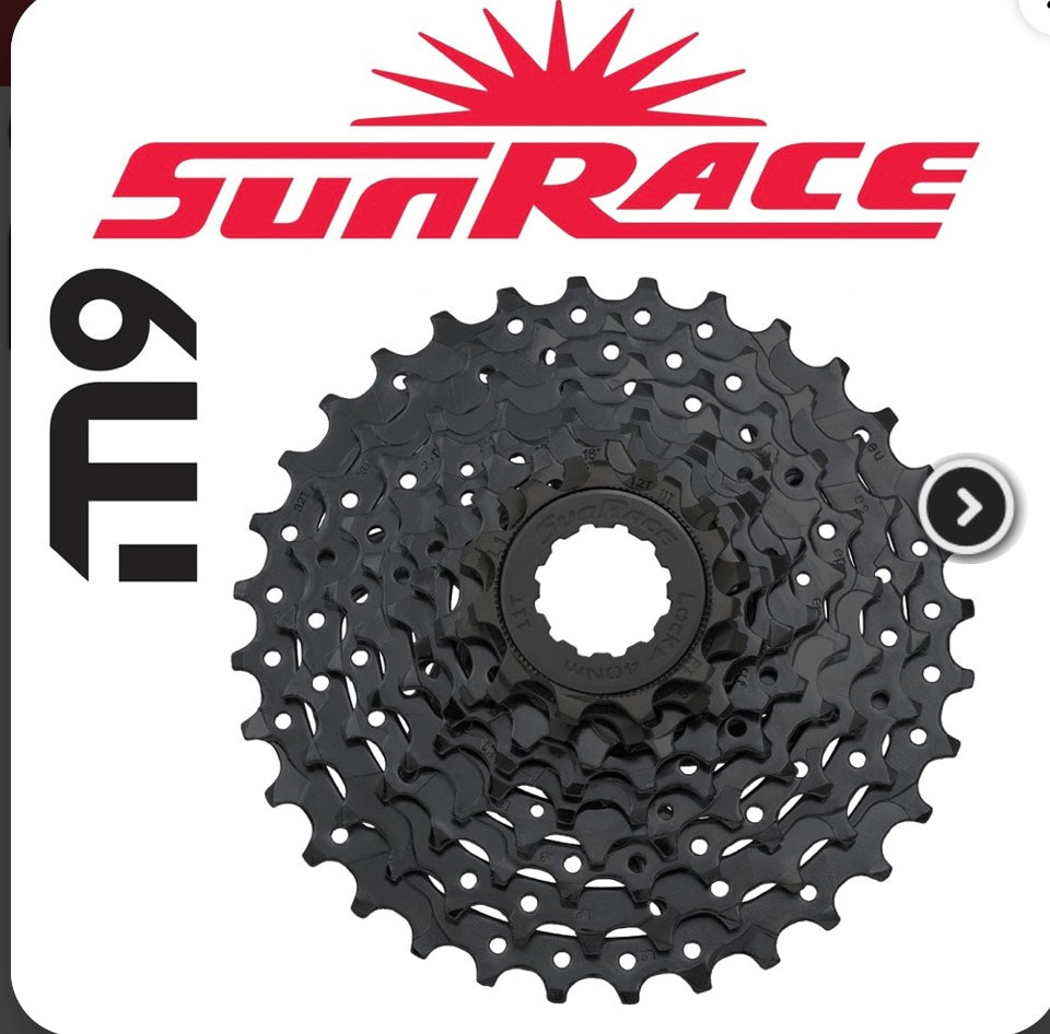 SunRace Cassette 11-32T 9 speed Phosphate Black M90