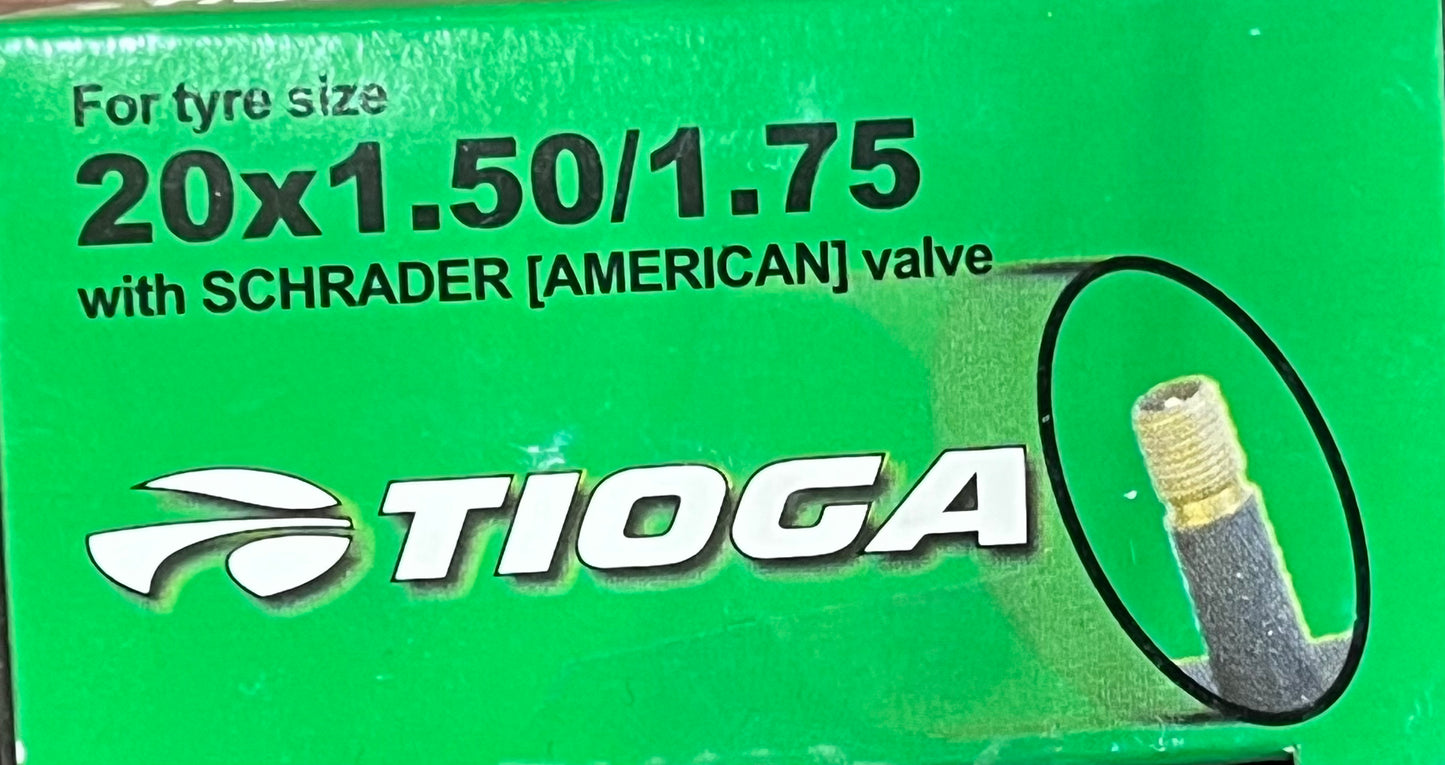 TIOGA TUBE 20x1.50/1.75 SCHRADER  VALVE