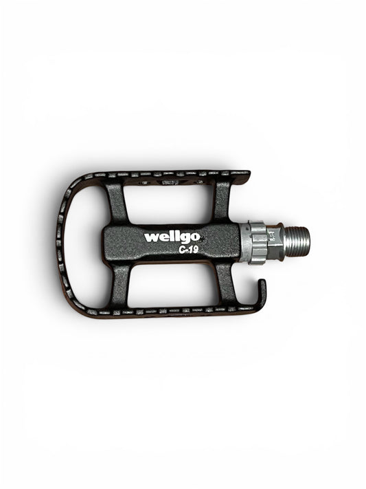 Wellgo pedals Alloy body, cr-mo axle sealed bearings 9/16” (3476c)