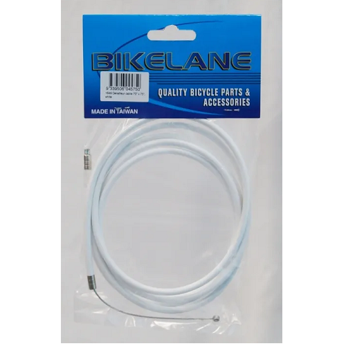BIKELINE DERAILLEUR CABLE WHITE