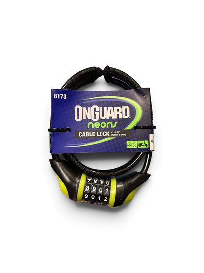 ONGUARD NEON COMBO CABLE LOCK |120cm-8mm