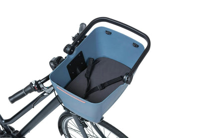 BASIL BUDDY DOG BICYCLE BASKET - FADED DENIM