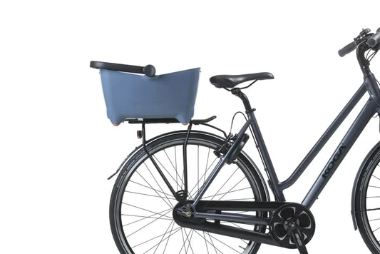 BASIL BUDDY DOG BICYCLE BASKET - FADED DENIM