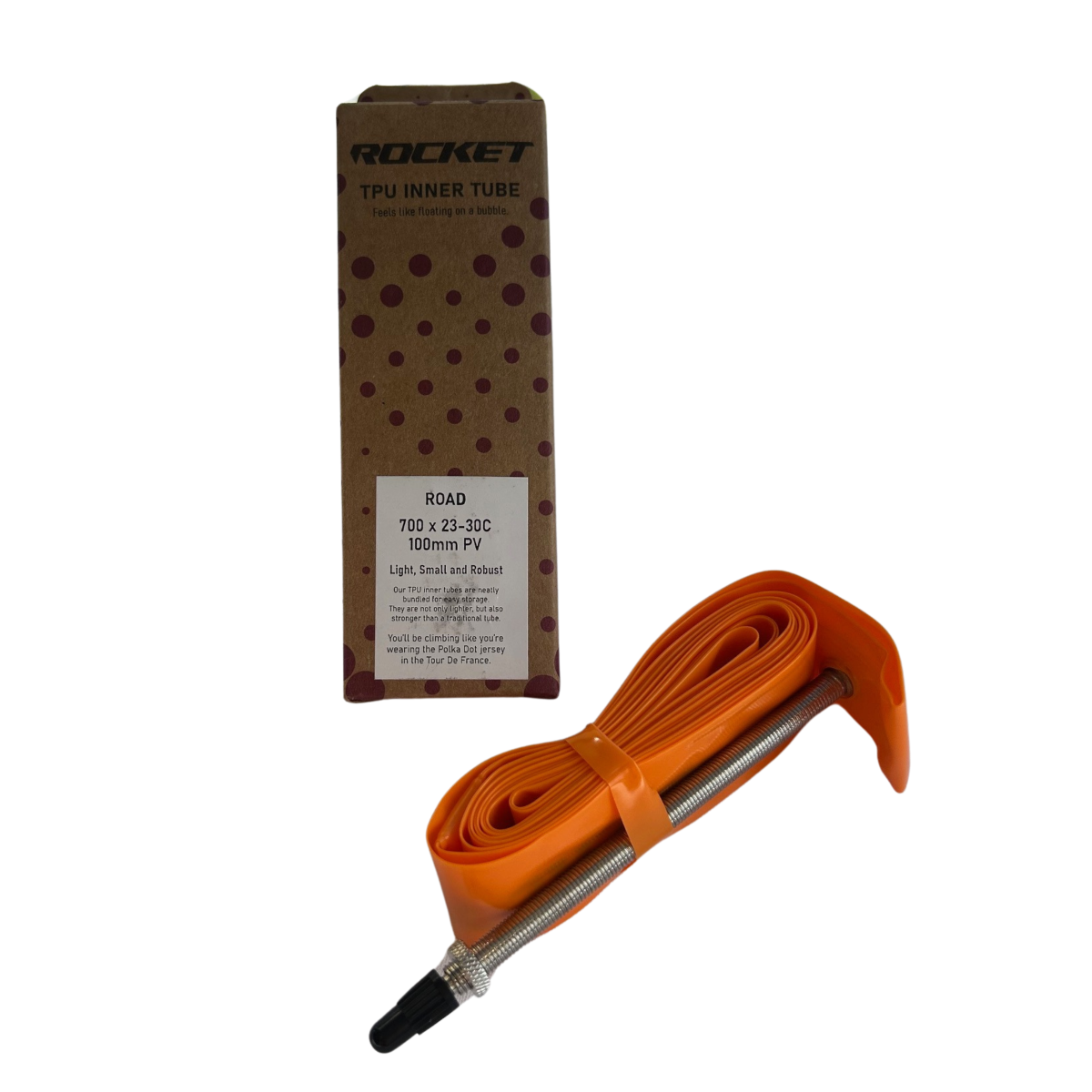 ROCKET TPU TUBE | 700 X 25-32 PRESTA VALVE 100MM